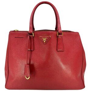 Prada Saffiano Lux Large Double-Zip Tote